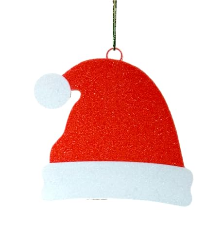 SOETTA Santa Hat Door or Wall Hanger - Made in USA - Indoor or Outdoor, with Hanging Wire